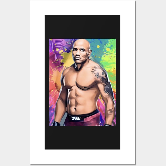 Yoel Romero "Soldier of God" Wall Art by TheLaundryLady